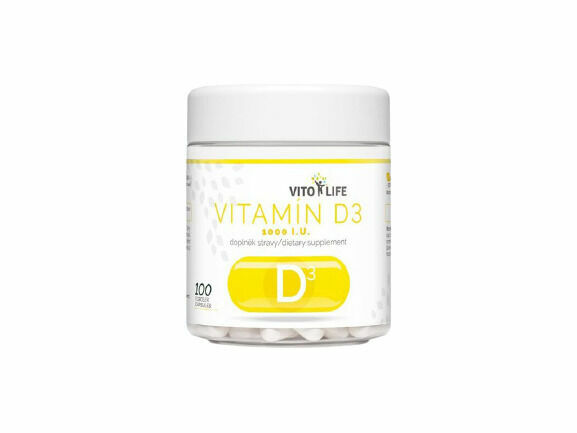 Vito Life Vitamín D3 1000 IU 100 tobolek porovnat ceny