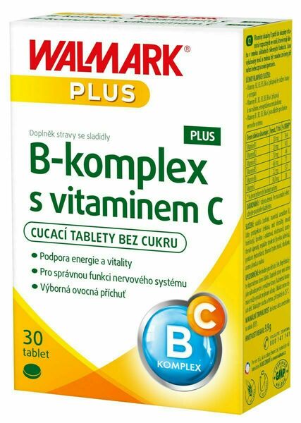 Walmark B-komplex PLUS s vitaminem C 30 tablet porovnat ceny