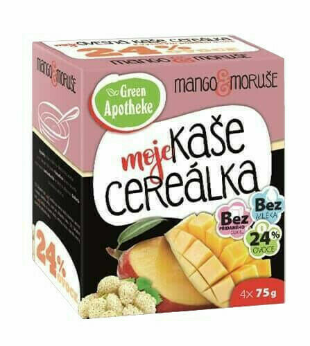 Green Apotheke Cereálka ovesná kaše višně s kakaem 4x75g porovnat ceny