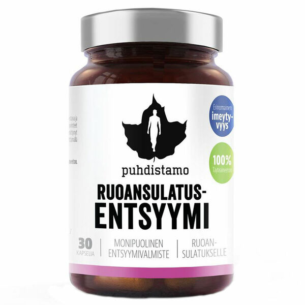 Puhdistamo Digestive Enzymes (trávicí enzymy) 30 kapslí porovnat ceny