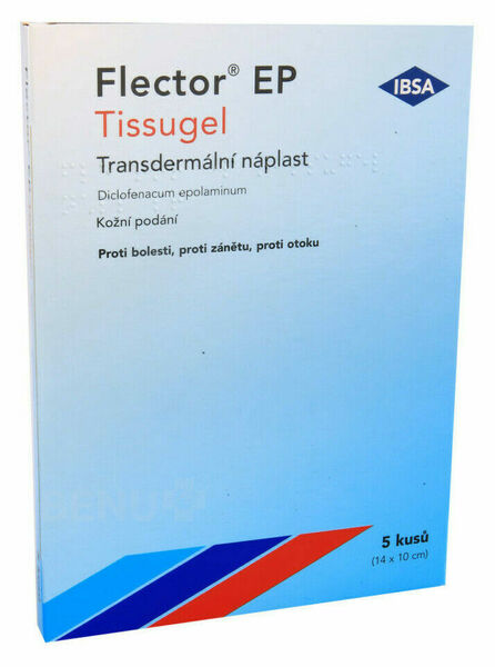 Flector EP Tissugel transdermální náplast 5ks porovnat ceny