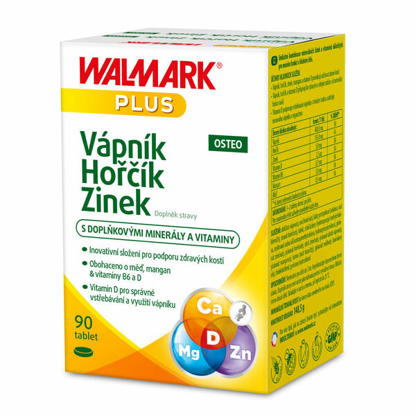 WALMARK Vápník Hořčík Zinek Osteo 90 tablet porovnat ceny