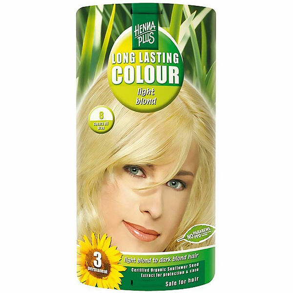 HENNA PLUS Přírodní barva na vlasy SVĚTLÁ BLOND 8 100 ml porovnat ceny