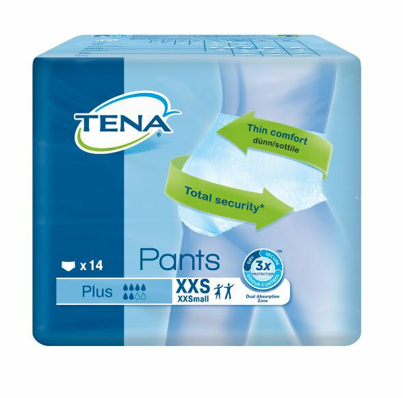 Tena Pants Plus XX-Small inkontinenční kalhotky 14 ks porovnat ceny