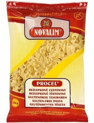 Novalim Bezlepkové těstoviny PROCEL flíčky velké 250g porovnat ceny