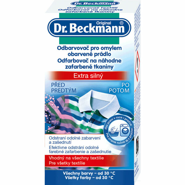 Dr. Beckmann odbarvovač prádla 75g porovnat ceny