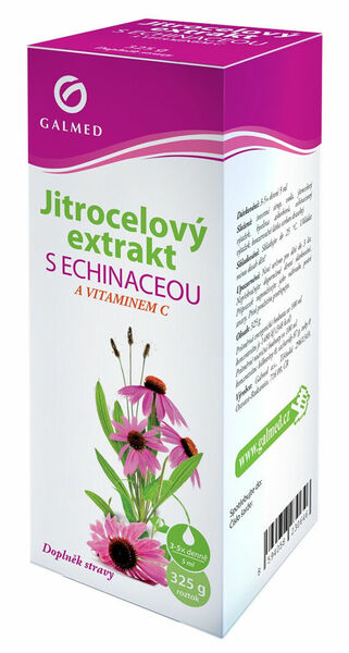 Galmed Jitrocelový sirup s echinaceou a vitamínem C 325g porovnat ceny