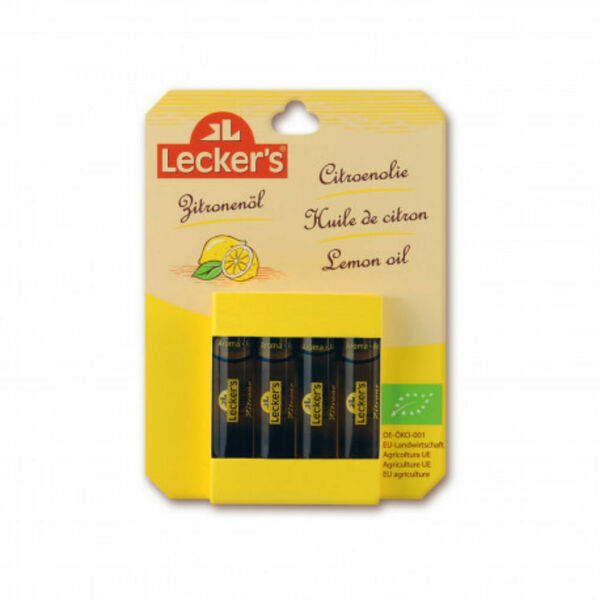 LECKER´S Citronové aroma BIO 4 x 2 ml porovnat ceny