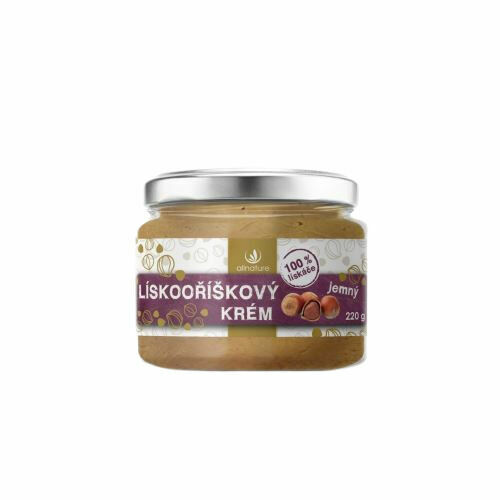 Allnature Lískooříškový krém 220g porovnat ceny