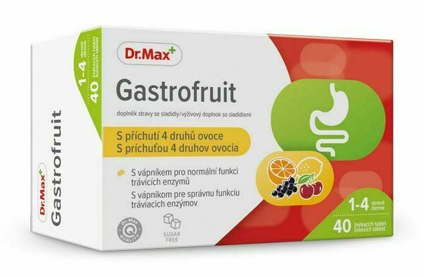 Dr.Max Gastrofruit 40 tablet porovnat ceny