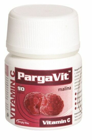 PargaVit Vitamin C malina 90 tablet porovnat ceny