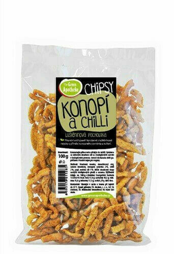 Green Apotheke Chipsy s konopím a chilli 100g porovnat ceny
