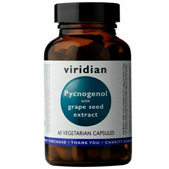 Viridian Pycnogenol with Grape Seed Extract (Pycnogenol® s extraktem z hroznových semen) 60 kapslí porovnat ceny