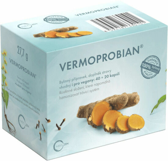NeoZen Vermoprobian 40+20 kapslí porovnat ceny