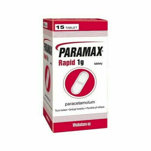PARAMAX RAPID 1G neobalené tablety 15 porovnat ceny