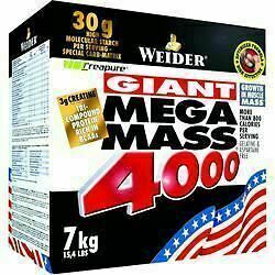Weider, Giant Mega Mass 4000, Gainer, 7000 g, Jahoda porovnat ceny