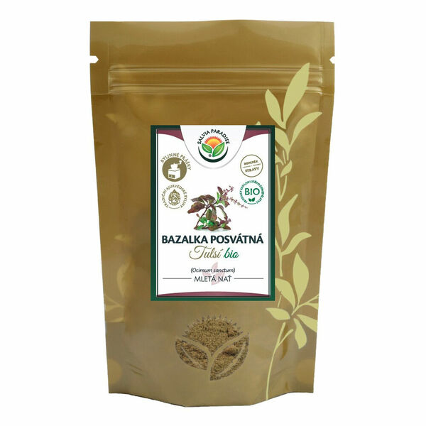 SALVIA PARADISE Tulsí bazalka posvátná mletá BIO 100 g porovnat ceny