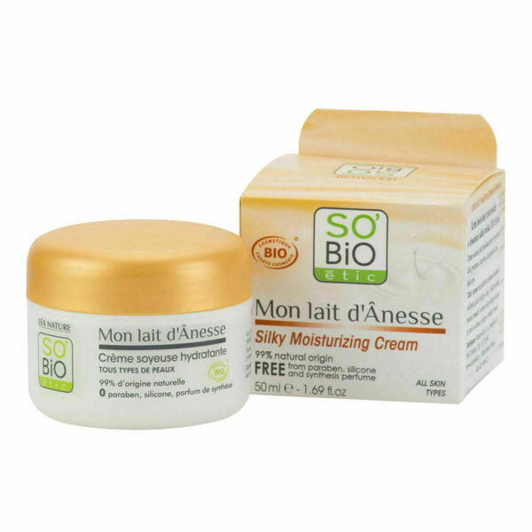 SO´BIO étic Krém hedvábný hydratační s obsahem oslího mléka BIO 50ml porovnat ceny