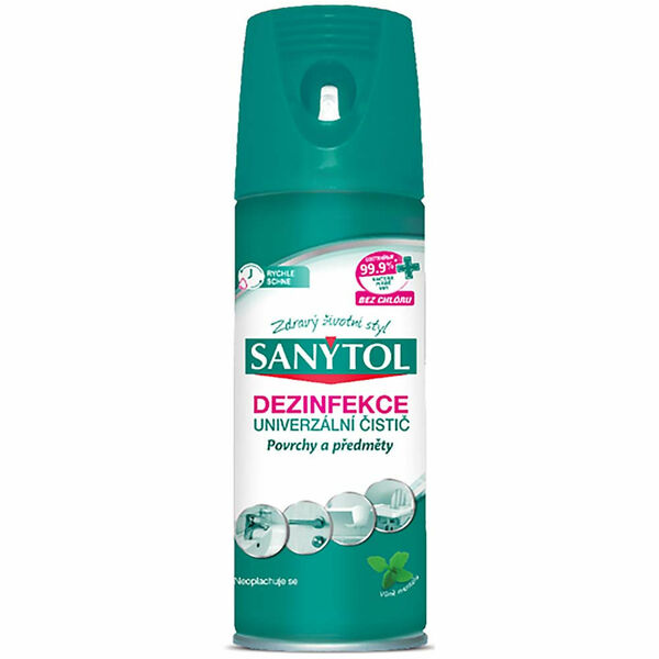 SANYTOL Dezinfekce Univerzální čistič povrchy a předměty 400 ml porovnat ceny