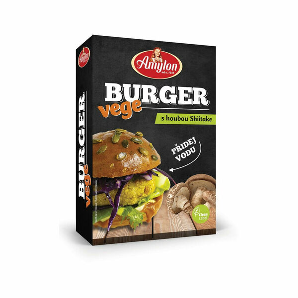 AMYLON Vege Burger s houbami Shiitake 125 g porovnání ceny