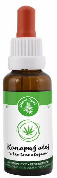 Zelená země Konopný & tea tree olej 30ml porovnat ceny