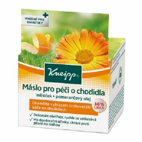 Kneipp Máslo pro péči o chodidla s měsíčkem a pomerančovým olejem 100ml porovnat ceny
