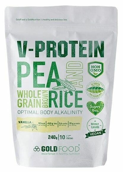 GoldNutrition V-Protein vanilka 240g porovnat ceny