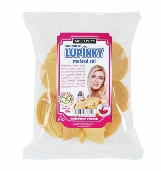 Mclloyds  Amarantové lupínky mořská sůl 65g porovnat ceny