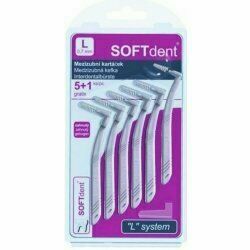 Mezizubní kartáček SOFTdent zahnutý 0.7mm 6ks porovnat ceny