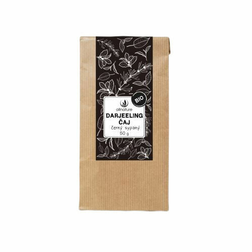 Allnature Darjeeling čaj černý sypaný BIO 50g porovnat ceny