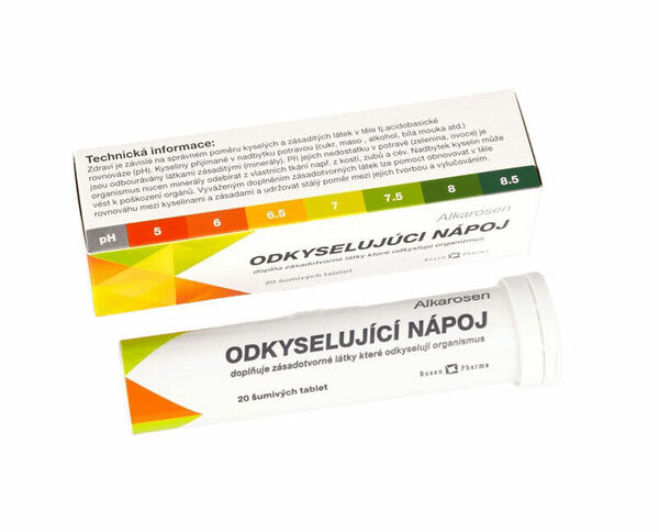 Rosen Odkyselující nápoj 20 šumivých tablet porovnat ceny