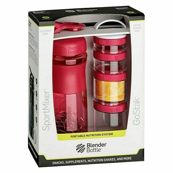 Blender Bottle Sport Mixer® GoStack růžový porovnat ceny