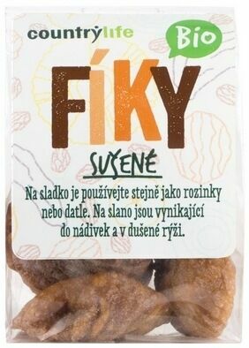 Country Life Fíky sušené BIO 100g porovnat ceny