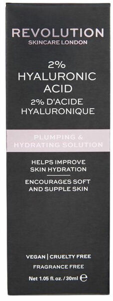 Revolution Skincare Plumping & Hydrating Solution - 2% Hyaluronic Acid sérum 30ml porovnat ceny