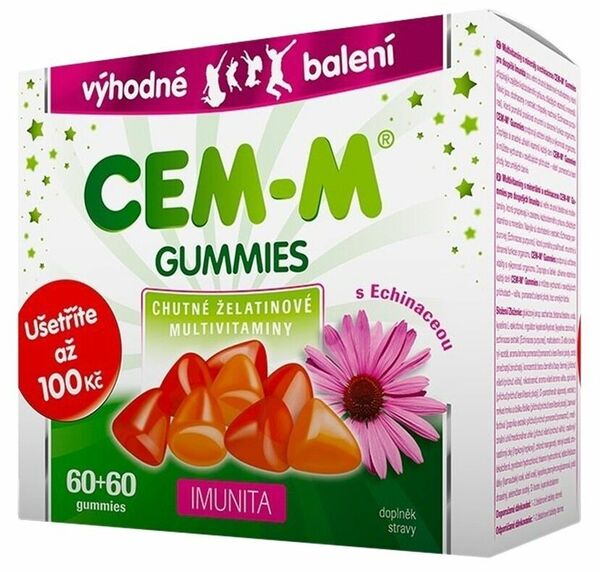 CEM-M gummies Imunita tbl. 60+60 limitovaná edice porovnat ceny