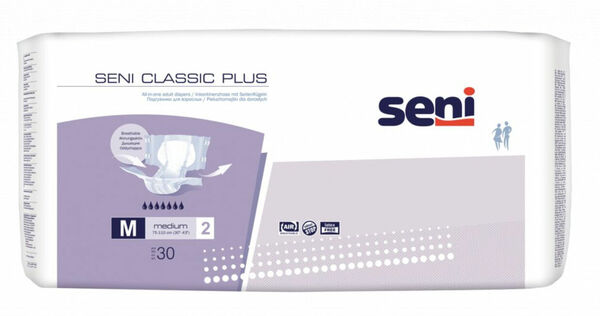 Seni Classic Plus Medium inkontinenční plenkové kalhotky 30 ks porovnat ceny