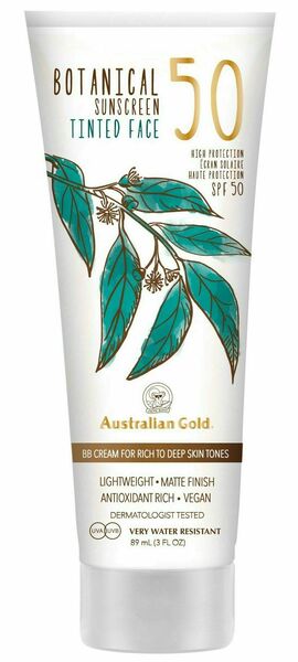 Australian Gold SPF 50 Botanical Tinted Face Dark 88ml porovnat ceny