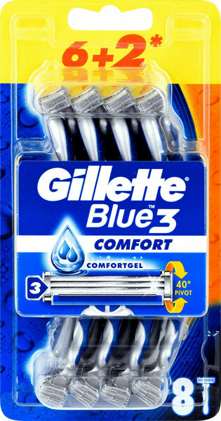 Gillette Blue3 Comfort jednorázová holítka 6+2ks porovnat ceny