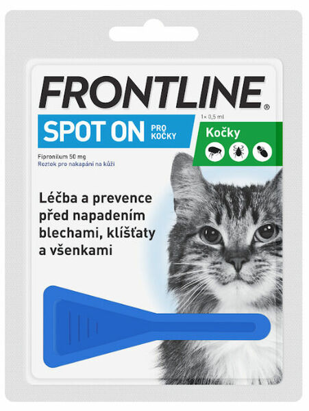 Frontline Spot On Cat 1x1 pipeta 0,5ml porovnat ceny