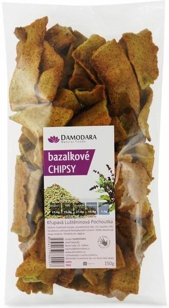 Damodara Bazalkové chipsy 150g porovnat ceny