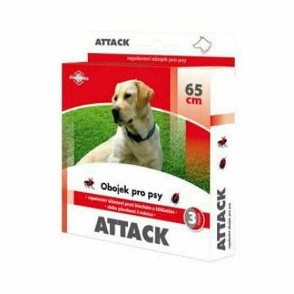 Antiparazitární obojek Attack 65cm pes porovnat ceny