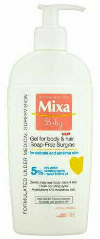 Mixa Baby Extra vyživující mycí gel na tělo a vlásky 250ml porovnat ceny
