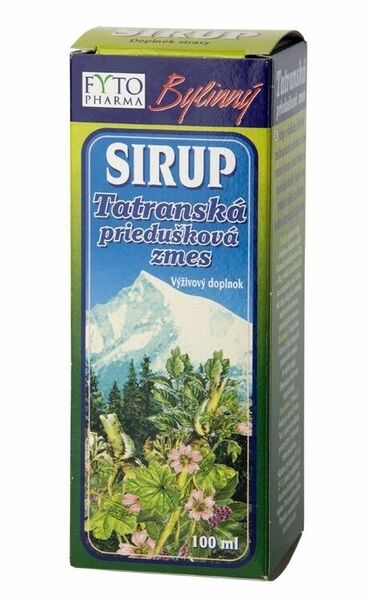 Fytopharma Bylinný sirup Tatranská průdušková směs 100ml porovnat ceny