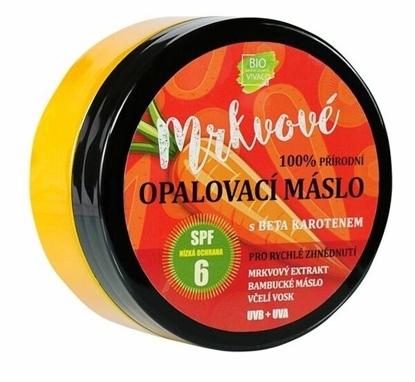 Vivaco Bio  BIO VIVACO Mrkvové opalovací máslo SPF6 150ml porovnat ceny