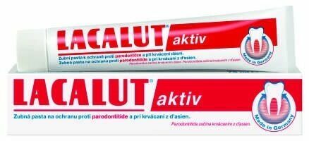 Lacalut Aktiv zubní pasta proti parodontóze 100ml porovnat ceny