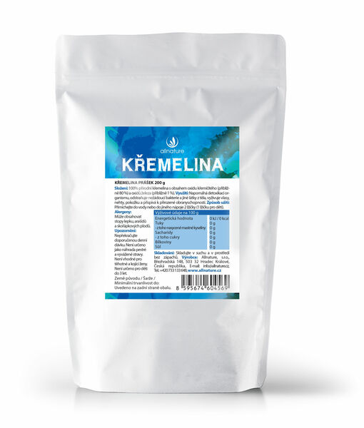 Allnature Křemelina prášek 200 g porovnat ceny