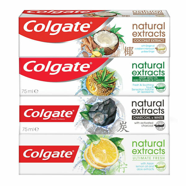 COLGATE Natural Extracts Zubní pasta Mix 4x 75ml porovnat ceny