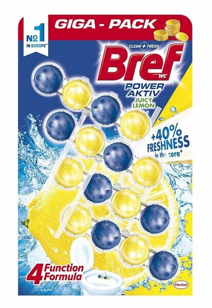 Bref Power Aktiv WC Blok Juicy Lemon 4x50g porovnat ceny