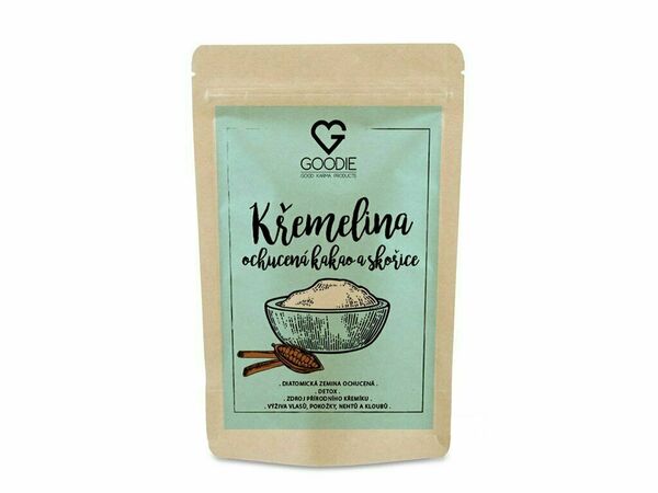 GOODIE Křemelina ochucená s kakaem a skořicí 250g porovnat ceny