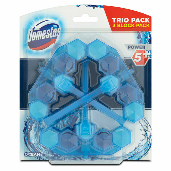 Domestos Power 5+ Blue Water Ocean 3x53g porovnat ceny